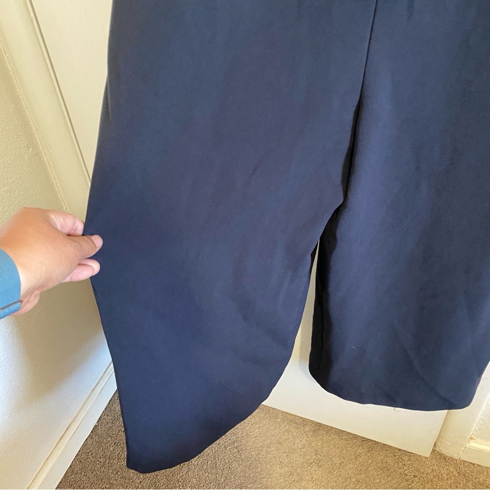Slobe Ienna‎ Women's Jumpsuit Size Medium Navy blue Wide leg Office Casual - Picture 7 of 12